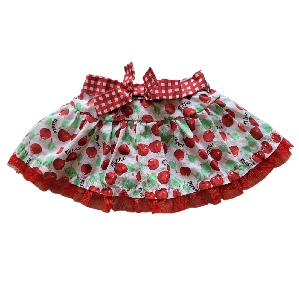 Disney Minnie Mouse Skirt Size 12 Months Red - Picture 1 of 5